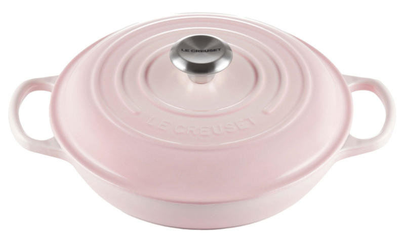 LE CREUSET Gourmet Profitopf 26cm Shell Pink SIGNATURE