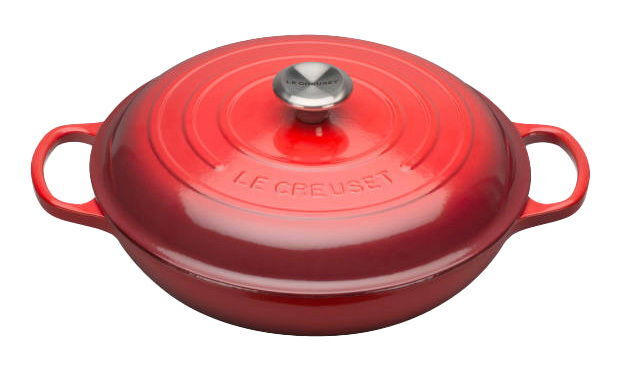 LE CREUSET Gourmet Profitopf 30cm Kirschrot SIGNATURE