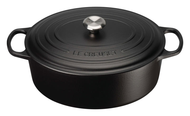 LE CREUSET Bräter Oval 35cm Schwarz SIGNATURE