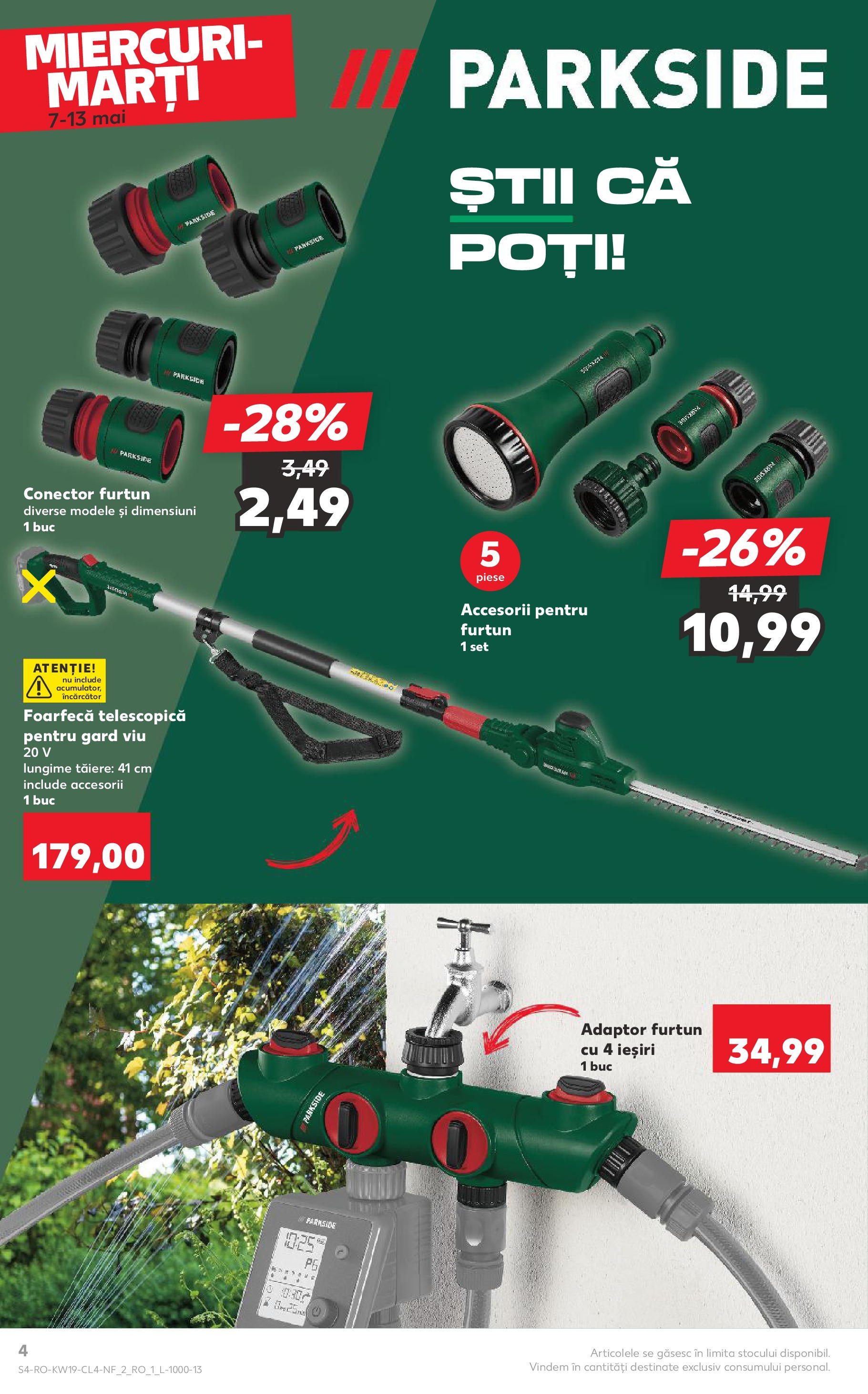Catalog Kaufland - Bucureşti 07.05.2025 - Revista si Oferta | Pagină: 4 | Produse: Încărcător, Conector, Adaptor
