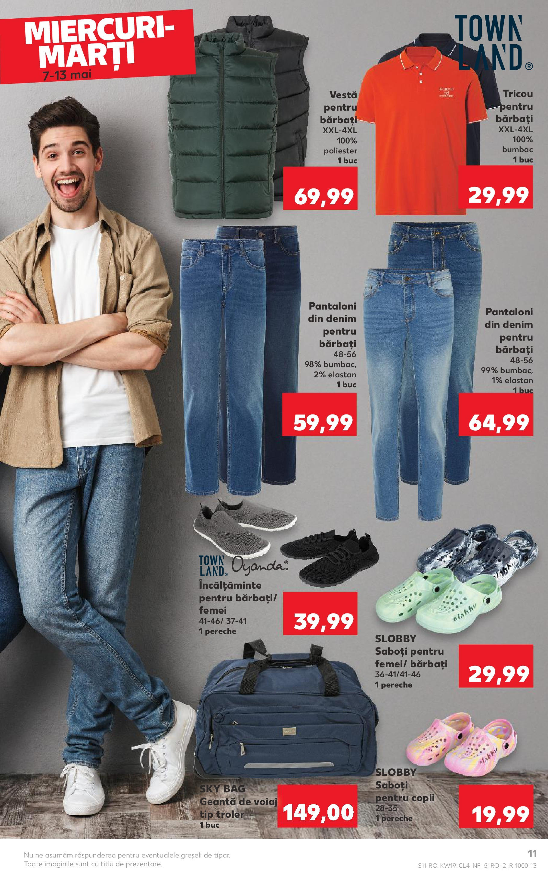 Catalog Kaufland - Bucureşti 07.05.2025 - Revista si Oferta | Pagină: 11 | Produse: Geantă, Bornoz takımı, Vestă, Pantaloni