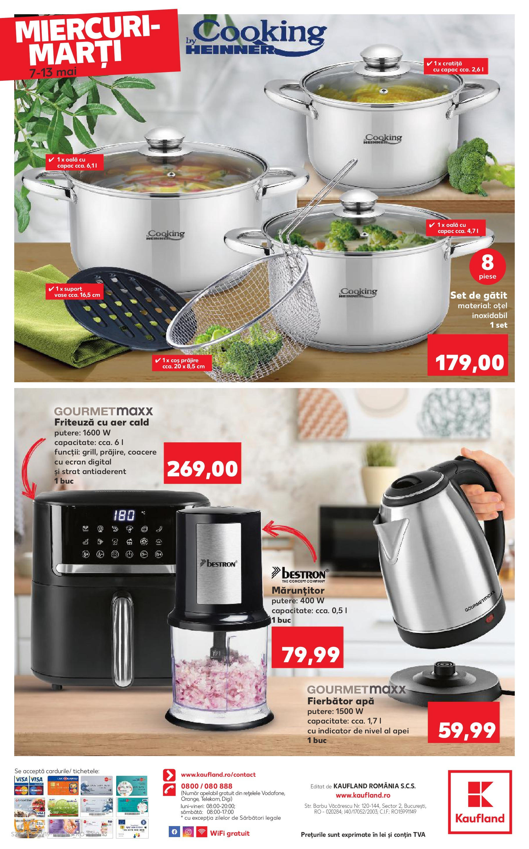Catalog Kaufland - Bucureşti 07.05.2025 - Revista si Oferta | Pagină: 22 | Produse: Cratiță, Oală, Coș, Apă