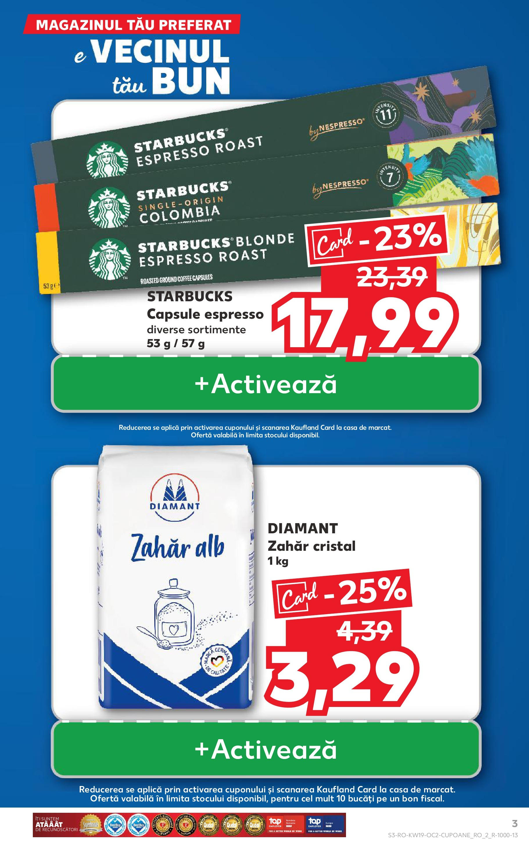 Catalog Kaufland - Bucureşti 07.05.2025 || Revista si Oferte | Pagină: 3 | Produse: Zahăr Catalog Kaufland - Bucureşti 07.05.2025 - Revista si Oferta | Pagină: 3 | Produse: Zahăr