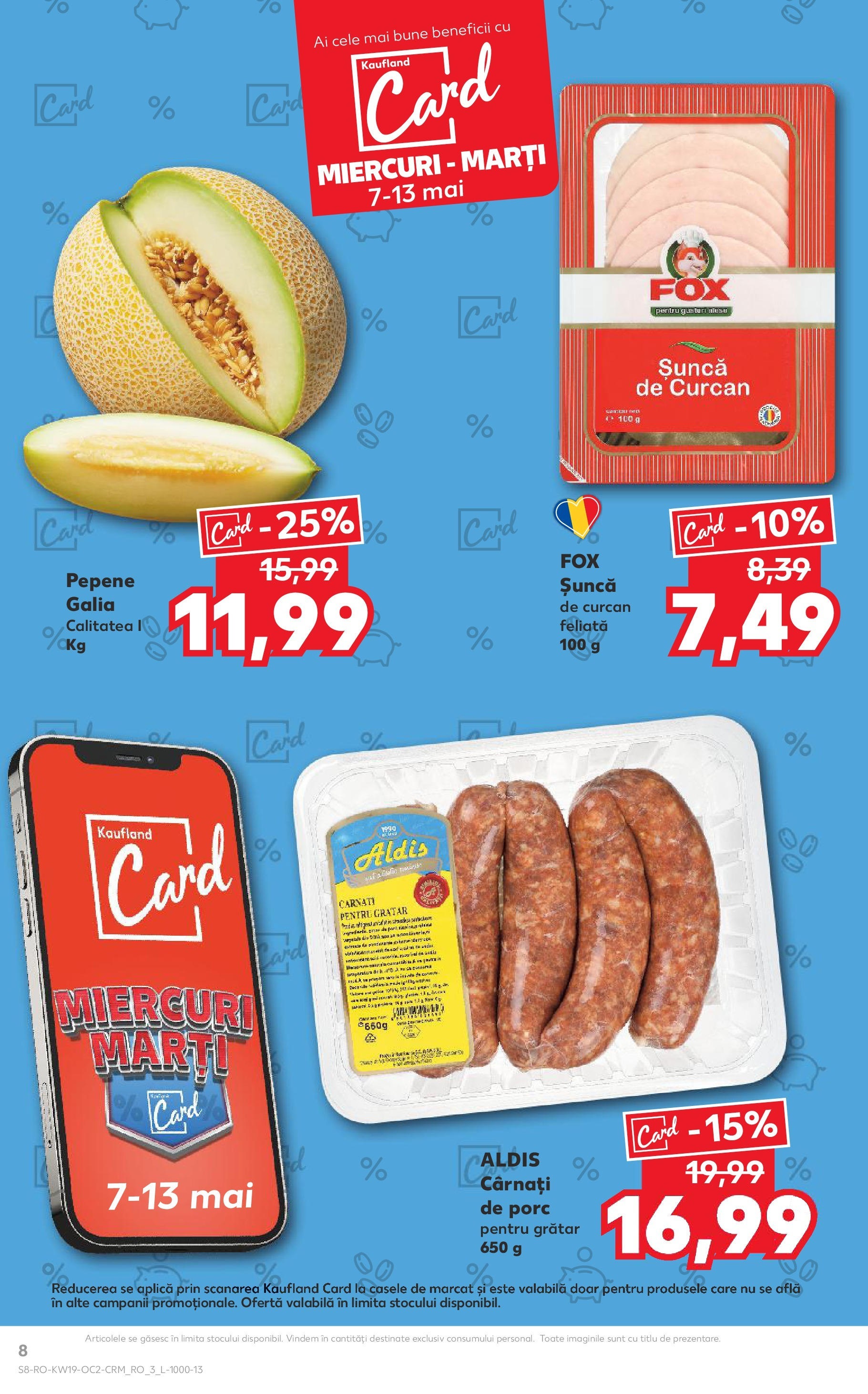 Catalog Kaufland - Bucureşti 07.05.2025 || Revista si Oferte | Pagină: 8 | Produse: Grătar, Șuncă, Cârnați Catalog Kaufland - Bucureşti 07.05.2025 - Revista si Oferta | Pagină: 8 | Produse: Grătar, Șuncă, Cârnați