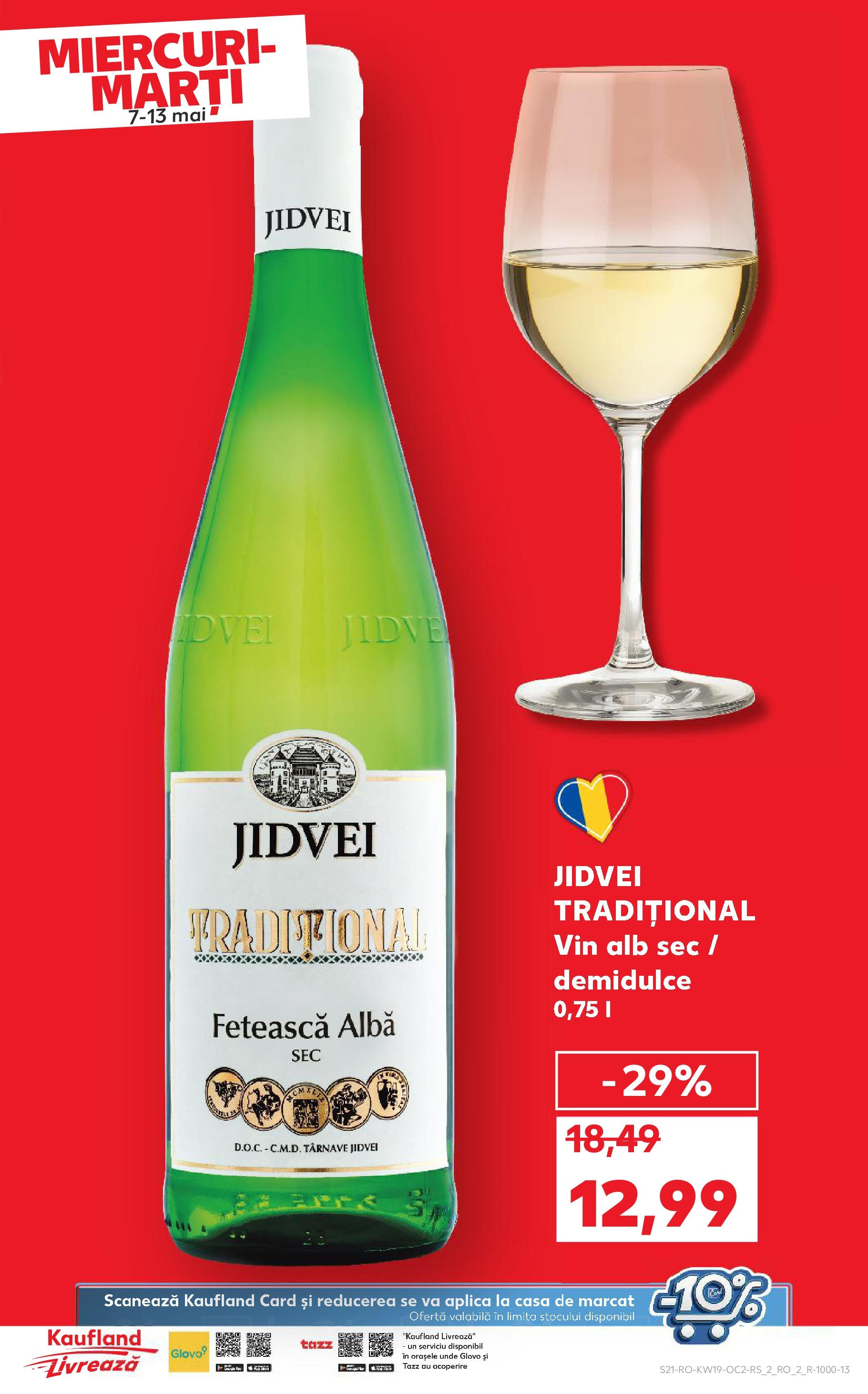 Catalog Kaufland - Bucureşti 07.05.2025 || Revista si Oferte | Pagină: 21 | Produse: Vin Catalog Kaufland - Bucureşti 07.05.2025 - Revista si Oferta | Pagină: 21 | Produse: Vin