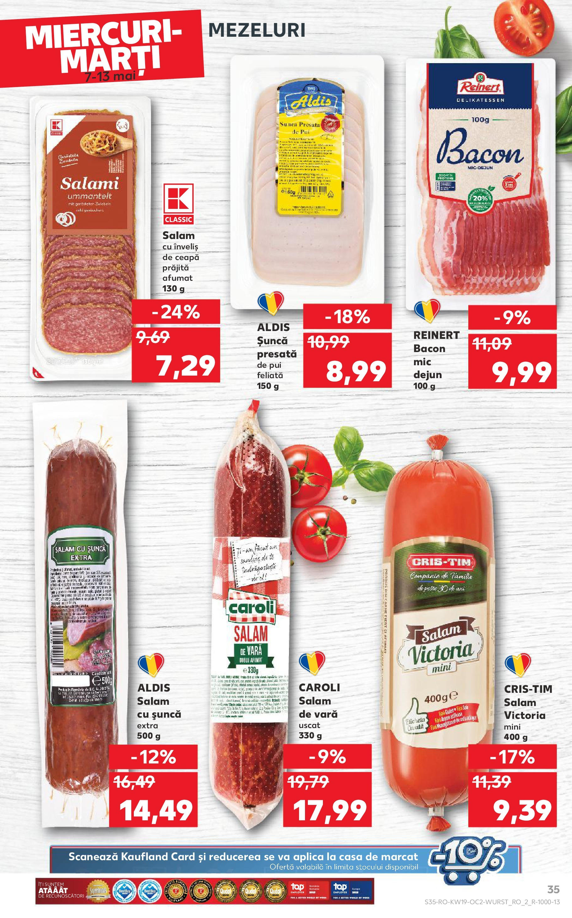Catalog Kaufland - Bucureşti 07.05.2025 || Revista si Oferte | Pagină: 35 | Produse: Hacıyatmaz Kedi Oyuncağı, Salam, Pește, Ceapă Catalog Kaufland - Bucureşti 07.05.2025 - Revista si Oferta | Pagină: 35 | Produse: Hacıyatmaz Kedi Oyuncağı, Salam, Pește, Ceapă
