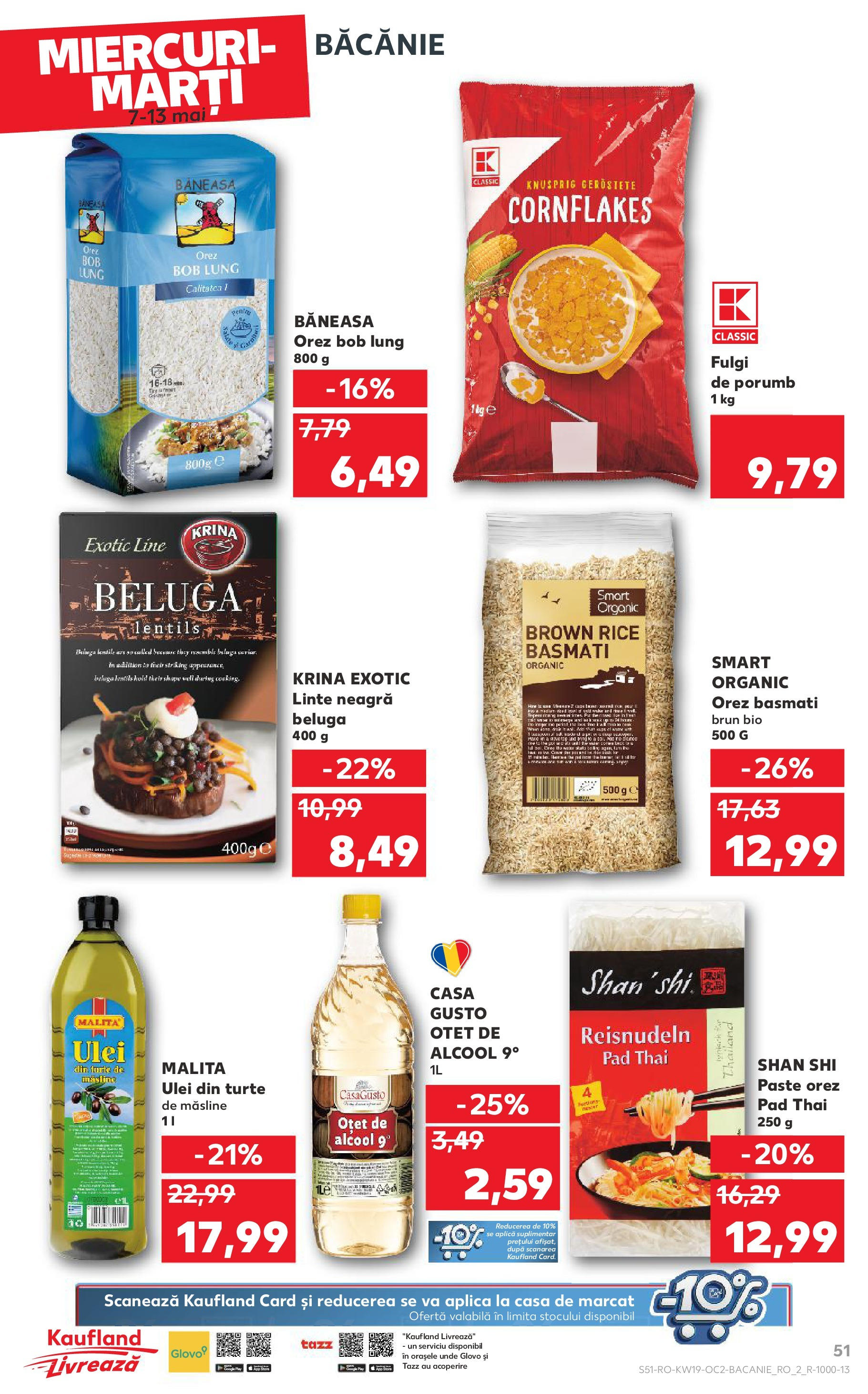 Catalog Kaufland - Bucureşti 07.05.2025 || Revista si Oferte | Pagină: 51 | Produse: Şerit ödül, Oțet, Orez, Paste Catalog Kaufland - Bucureşti 07.05.2025 - Revista si Oferta | Pagină: 51 | Produse: Şerit ödül, Oțet, Orez, Paste