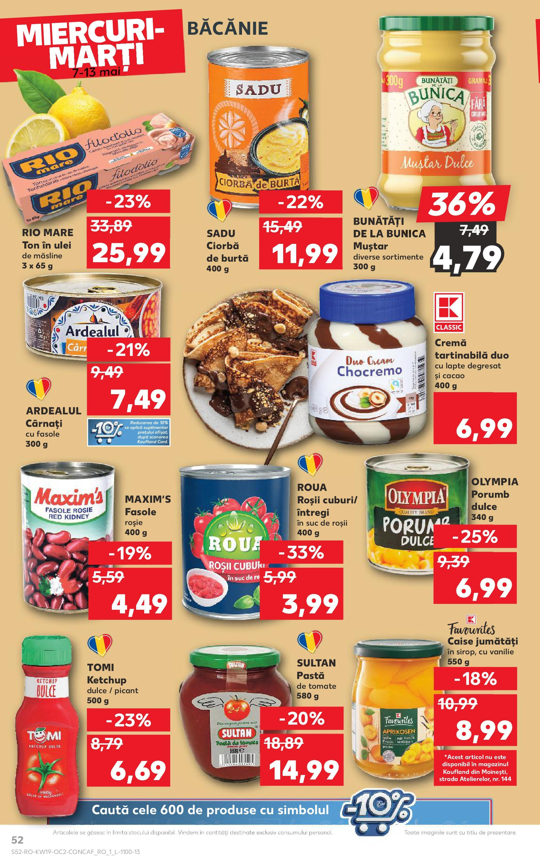 Catalog Kaufland - Sibiu 06.05.2025 || Revista si Oferte | Pagină: 52 | Produse: Suc, Muștar, Cacao, Ahtapot Catalog Kaufland - Sibiu 06.05.2025 - Revista si Oferta | Pagină: 52 | Produse: Suc, Muștar, Cacao, Ahtapot