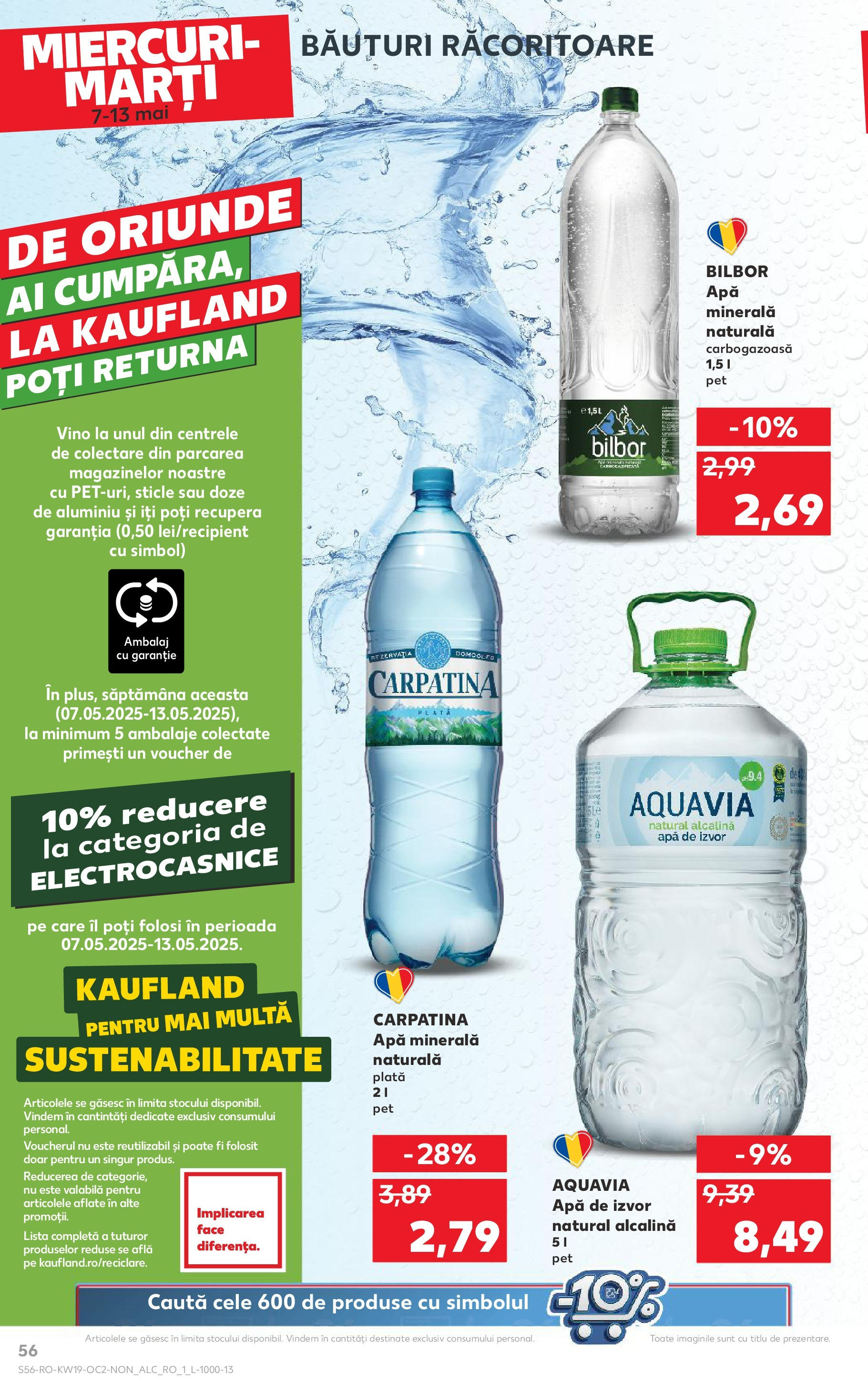 Catalog Kaufland - Bucureşti 07.05.2025 || Revista si Oferte | Pagină: 56 | Produse: Yazı tahtası kalemi, Apă Catalog Kaufland - Bucureşti 07.05.2025 - Revista si Oferta | Pagină: 56 | Produse: Yazı tahtası kalemi, Apă