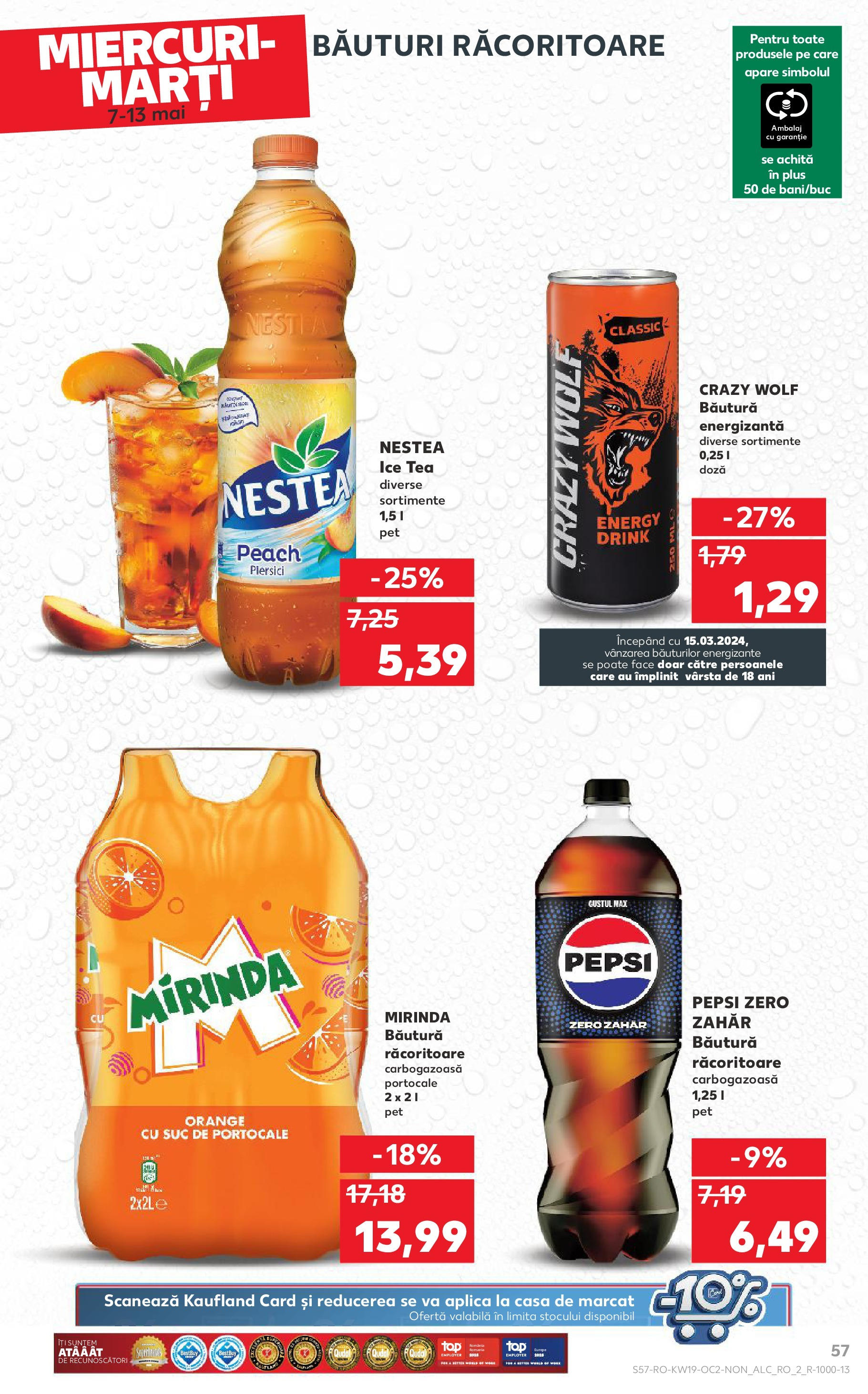 Catalog Kaufland - Bucureşti 07.05.2025 || Revista si Oferte | Pagină: 57 | Produse: Suc, Băutură energizantă, Portocale, Zahăr Catalog Kaufland - Bucureşti 07.05.2025 - Revista si Oferta | Pagină: 57 | Produse: Suc, Băutură energizantă, Portocale, Zahăr