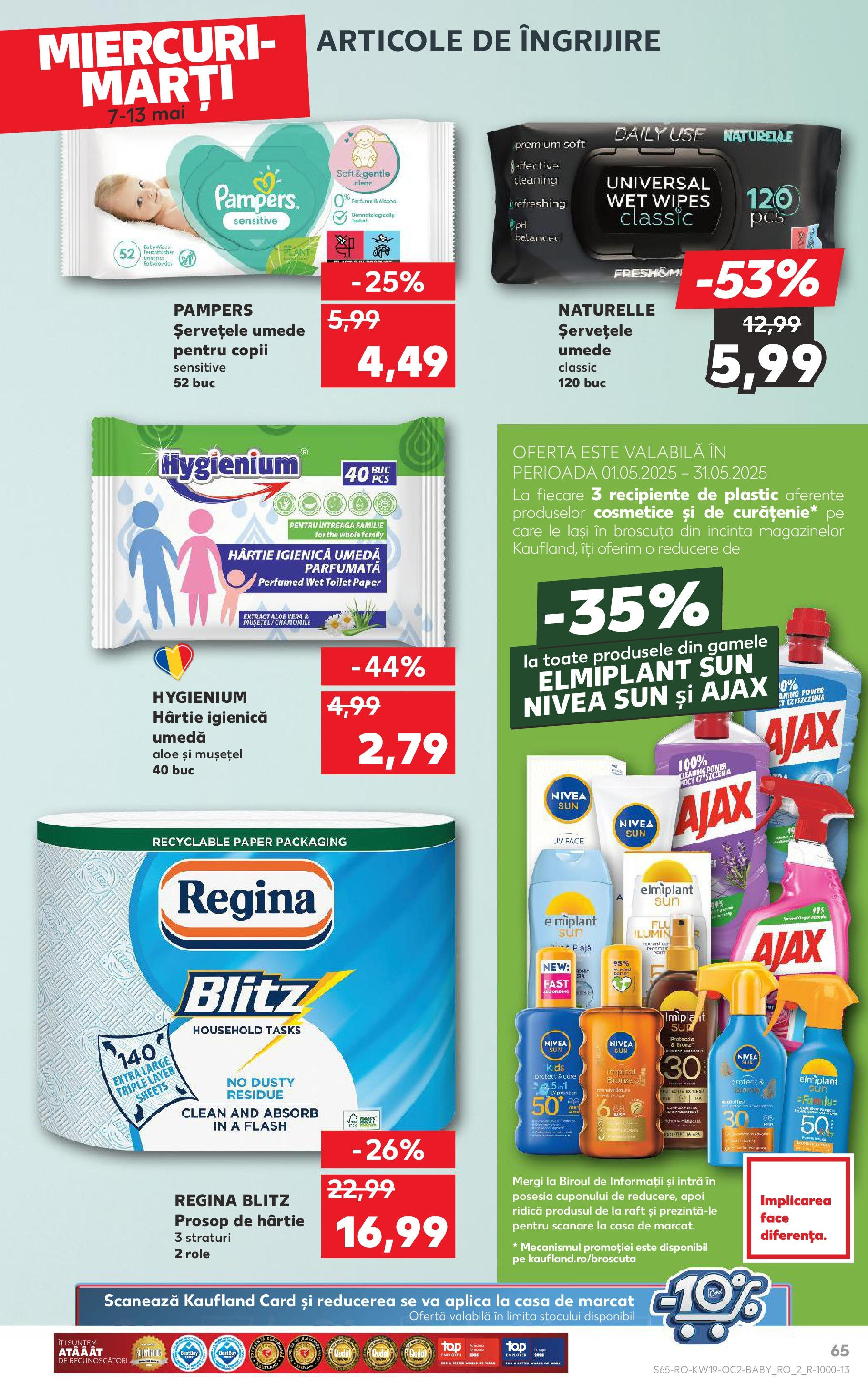 Catalog Kaufland - Bucureşti 07.05.2025 || Revista si Oferte | Pagină: 65 | Produse: Pomelo, Aloe vera, Raft, Șervețele umede Catalog Kaufland - Bucureşti 07.05.2025 - Revista si Oferta | Pagină: 65 | Produse: Pomelo, Aloe vera, Raft, Șervețele umede