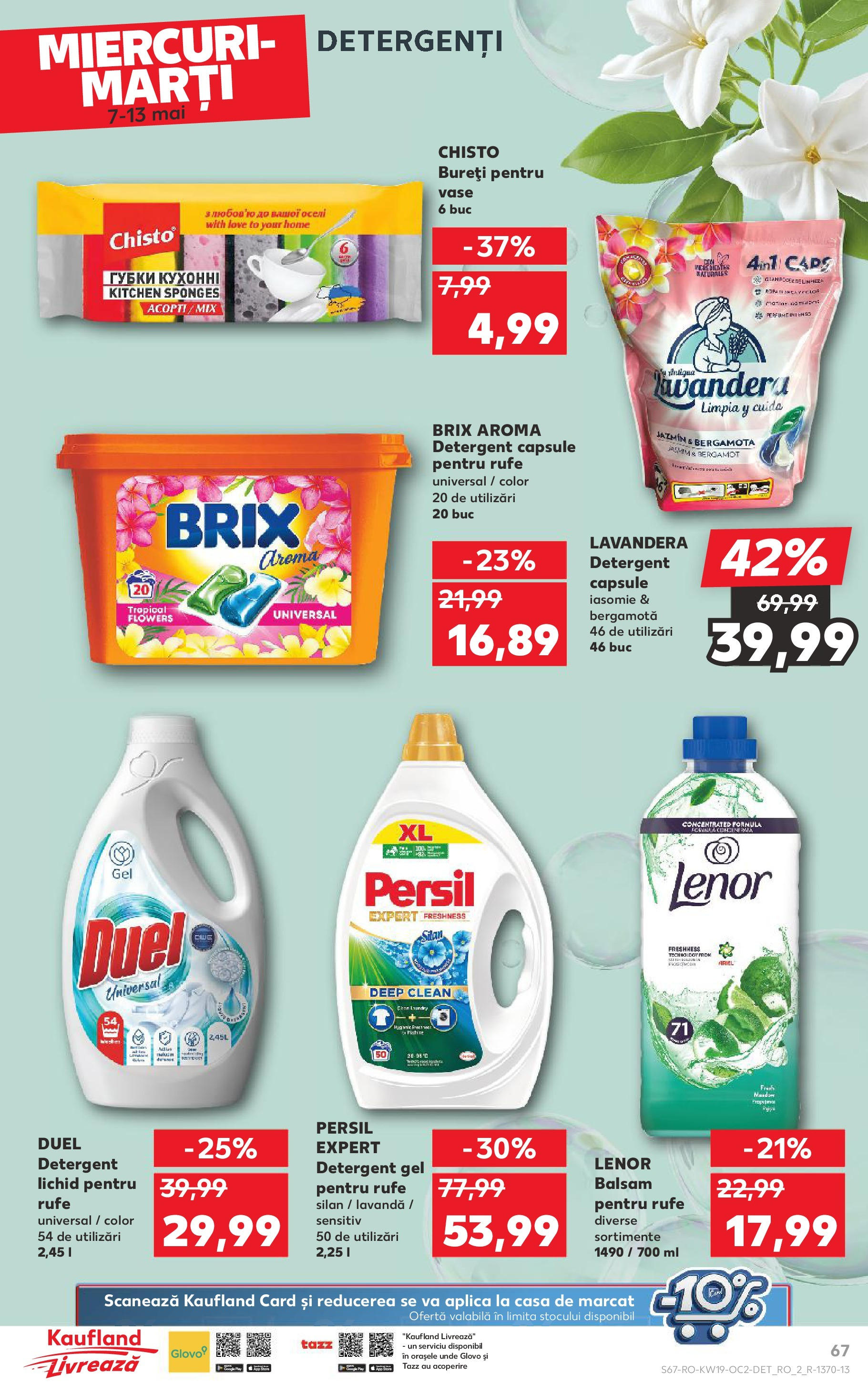 Catalog Kaufland - Satu Mare 06.05.2025 || Revista si Oferte | Pagină: 67 | Produse: Pomelo, Balsam, Detergent Catalog Kaufland - Satu Mare 06.05.2025 - Revista si Oferta | Pagină: 67 | Produse: Pomelo, Balsam, Detergent