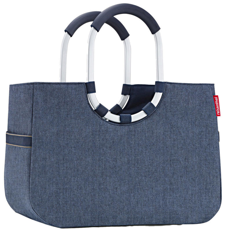 Reisenthel Loopshopper L Herringbone Dark Blue