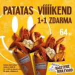Bageterie Boulevard Patatas Vííííkend 1+1 zdarma – do 31.05.2025
