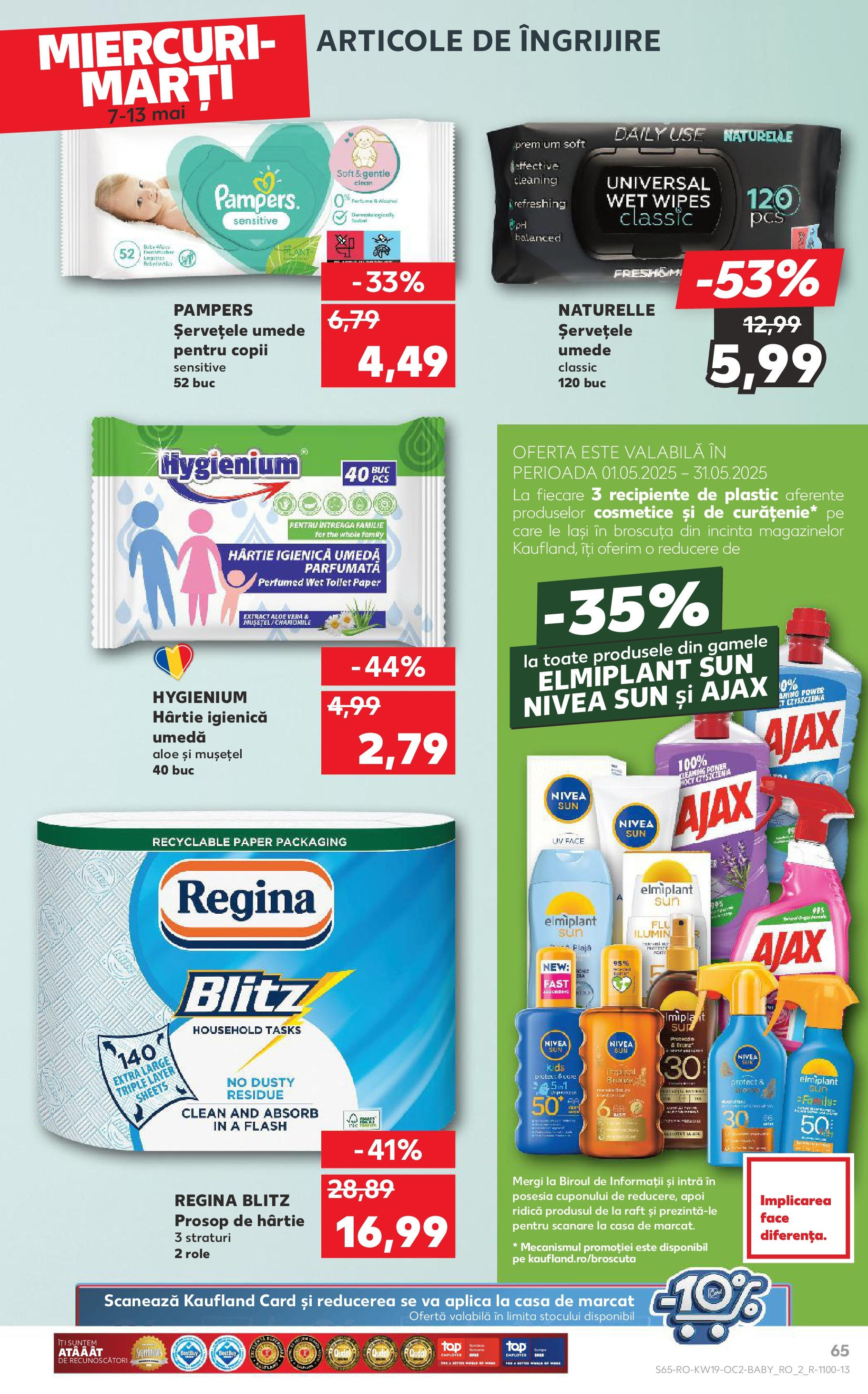 Catalog Kaufland - Sibiu 06.05.2025 || Revista si Oferte | Pagină: 65 | Produse: Pomelo, Aloe vera, Role, Recipiente Catalog Kaufland - Sibiu 06.05.2025 - Revista si Oferta | Pagină: 65 | Produse: Pomelo, Aloe vera, Role, Recipiente