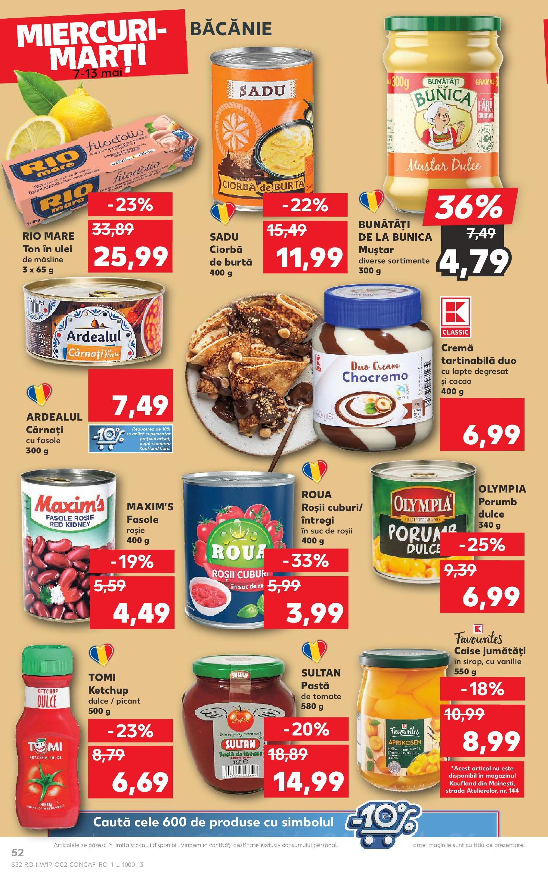 Catalog Kaufland - Bucureşti 07.05.2025 || Revista si Oferte | Pagină: 52 | Produse: Cremă, Ulei, Roșii, Ahtapot Catalog Kaufland - Bucureşti 07.05.2025 - Revista si Oferta | Pagină: 52 | Produse: Cremă, Ulei, Roșii, Ahtapot