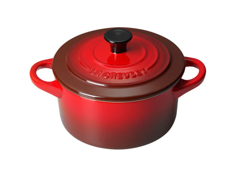 LE CREUSET Mini Cocotte 10cm Kirschrot
