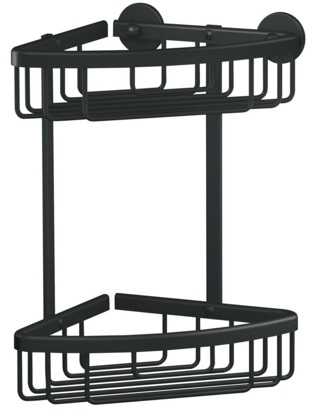 Tesa Eckduschkorb ALUXX BLACK