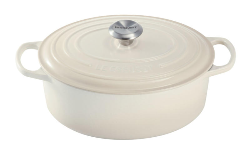 LE CREUSET Bräter Oval 31cm meringue SIGNATURE