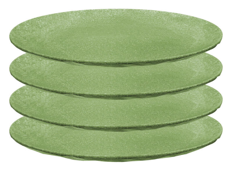 Koziol Flacher Teller 4er-Set CLUB PLATE L