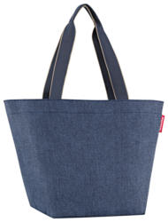Reisenthel Shopper M HERRINGBONE DARK BLUE