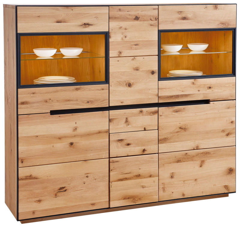 Linea Natura Highboard mit Beleuchtung KELIO