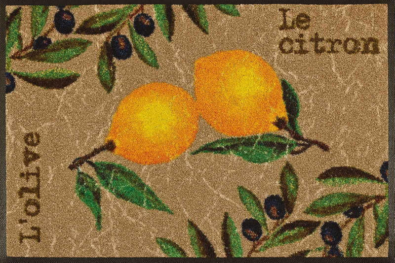 Kleen-Tex Fußmatte Le Citron