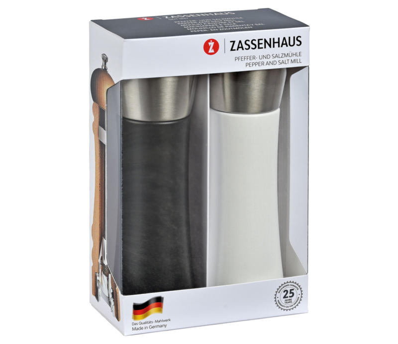 Zassenhaus Pfeffer/Salzmühlen-Set AUGSBURG