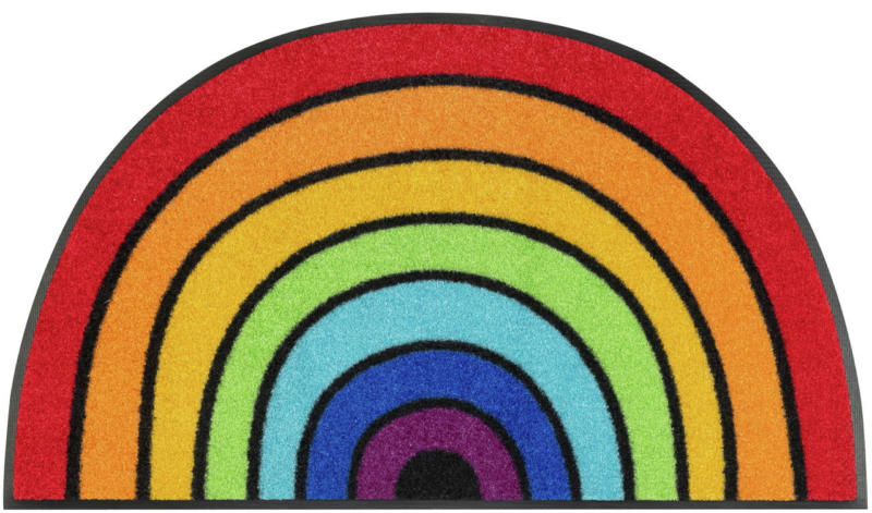 Kleen-Tex Fußmatte Round Rainbow