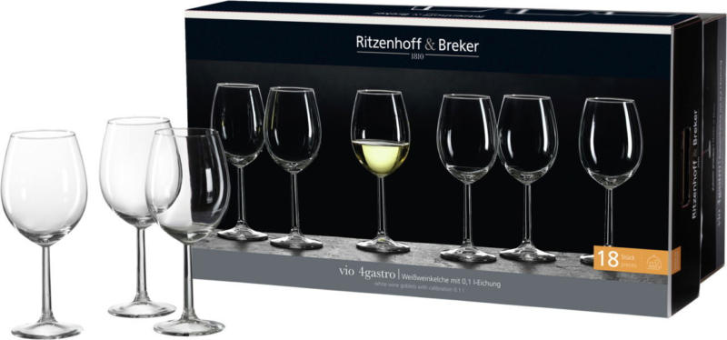 Ritzenhoff & Breker Weißweinset 18-tlg. 4GASTRO