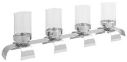 Fink AARON/Leuchter m.Glas 4-flg.