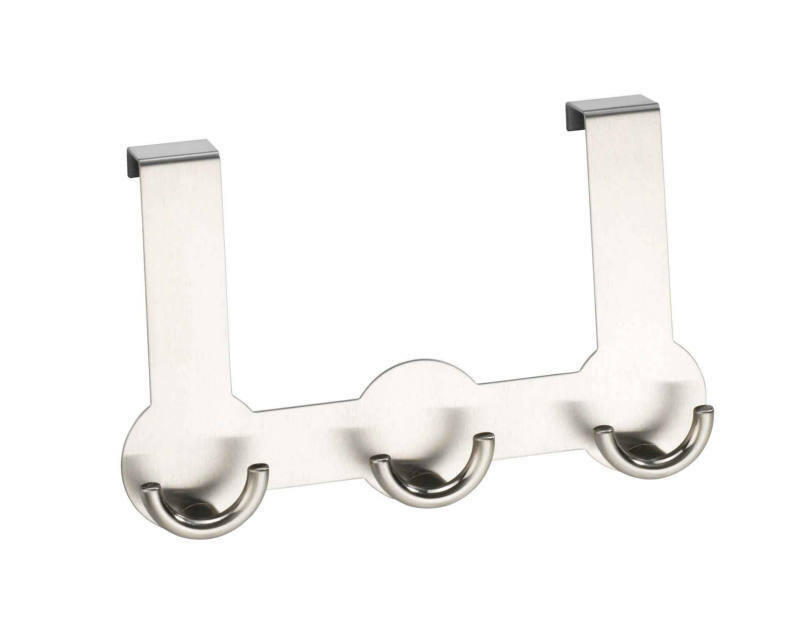 Wenko Edelstahl Türgarderobe Rondo