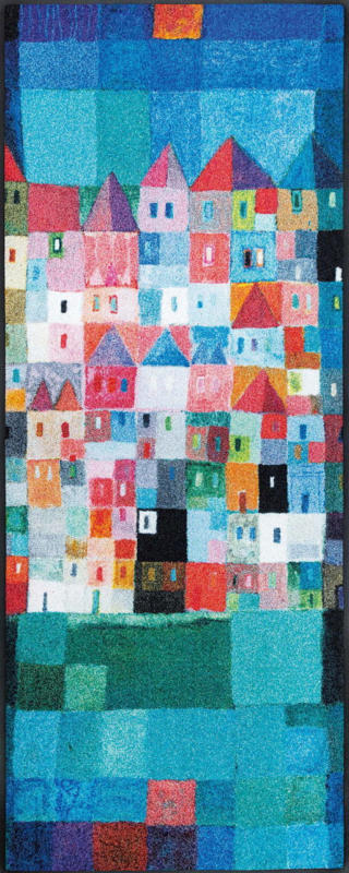 Kleen-Tex Fußmatte Colourful Houses