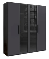Ti´me Drehtürenschrank 4-trg. LEVEL 36 BLACK E