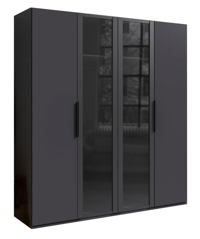 Ti´me Drehtürenschrank 4-trg. LEVEL 36 BLACK E