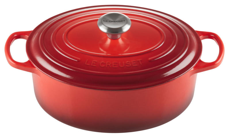 LE CREUSET Bräter Oval 29cm Kirschrot SIGNATURE