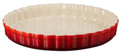 LE CREUSET Tarte-Form 28cm Kirschrot