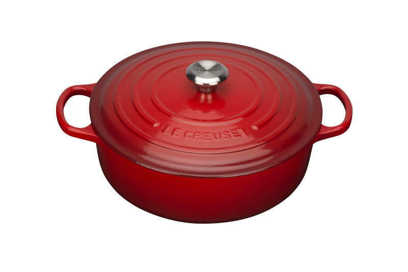 LE CREUSET Gourmet-Bräter 30cm Kirschrot SIGNATURE
