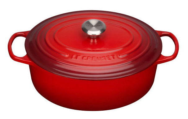LE CREUSET Bräter Oval 31cm Kirschrot SIGNATURE