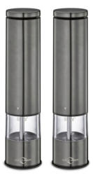 KÜCHENPROFI Elektrische Pfeffer/-Salzmühle 2er-Set BOSTON