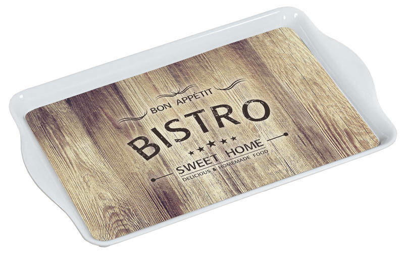 Homeware Serviertablett Motiv: Bistro KESPER