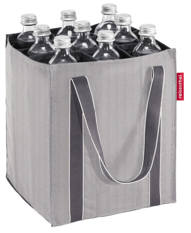 Reisenthel Bottlebag Herringbone grey