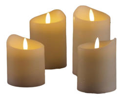 X-Mas Art Collection LED-Kerzen 4er Set