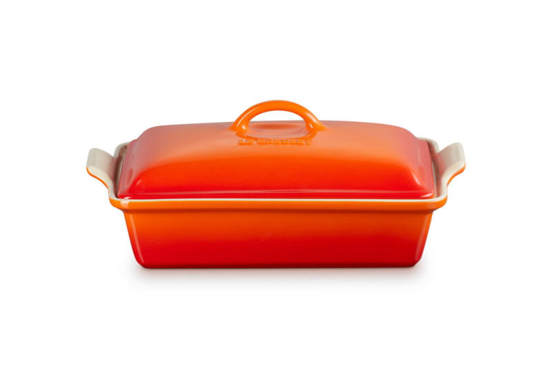 LE CREUSET Auflaufform 33 cm Ofenrot inkl. Deckel