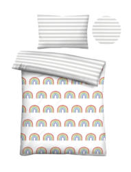 Biberna Baby Bettwäsche REGENBOGEN
