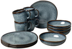 Like by Villeroy & Boch Frühstücks-Set 12tlg. LAVE GRIS