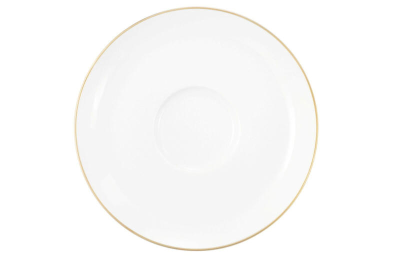 Seltmann Weiden Untertasse LIBERTY GOLDRAND