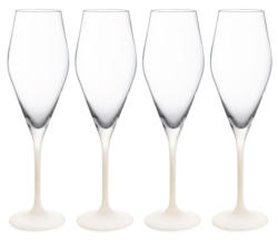 Villeroy & Boch Champagnerglas 4-tlg. MANUFACTURE ROCK BLANC