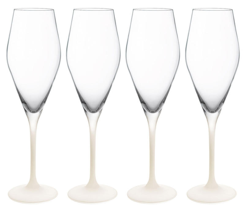 Villeroy & Boch Champagnerglas 4-tlg. MANUFACTURE ROCK BLANC