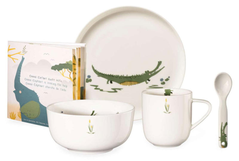 ASA SELECTION Kindergeschirr-Set 5-tlg. CROCO